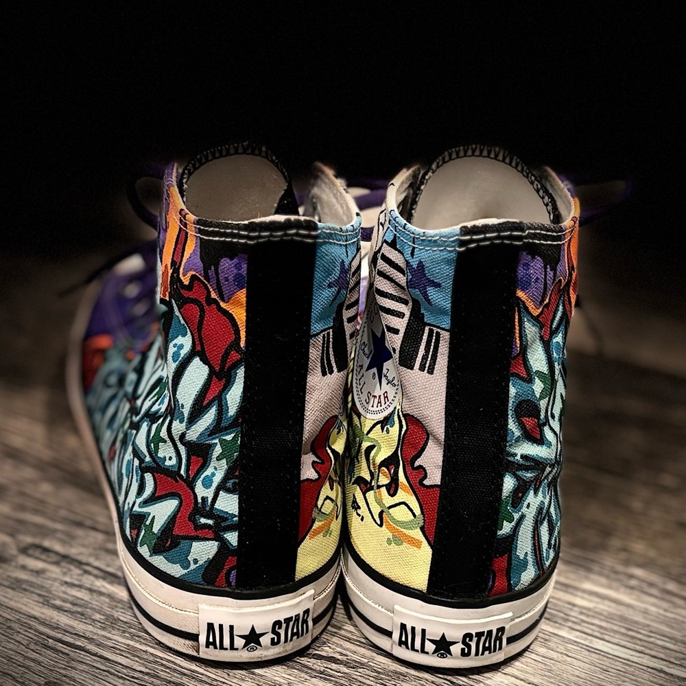 Converse All Star Chuck Taylor Cope 2 Graffiti Men's Size 10 Women Size 12 Rare! - Picture 8 of 13